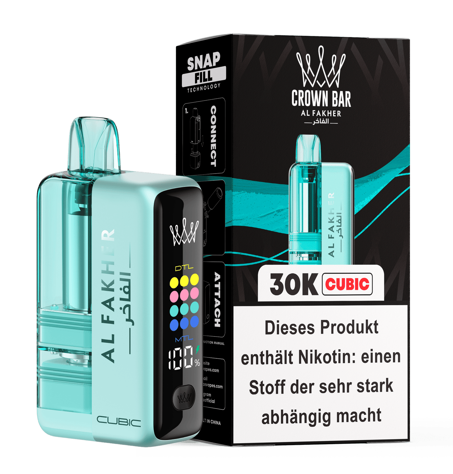 Al Fakher 30000 Cubic Disposable Vape | Bigger Puffs