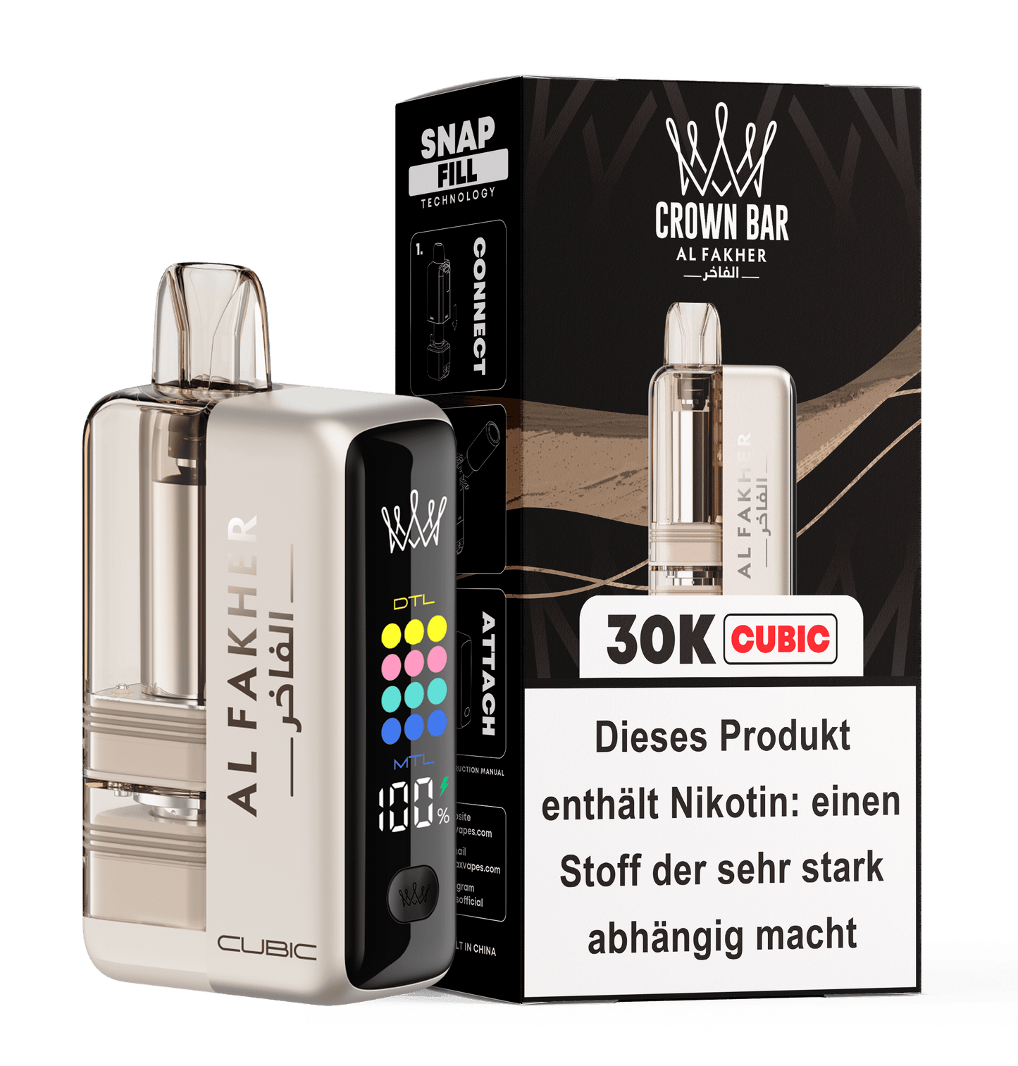 Al Fakher 30000 Cubic Disposable Vape | Bigger Puffs