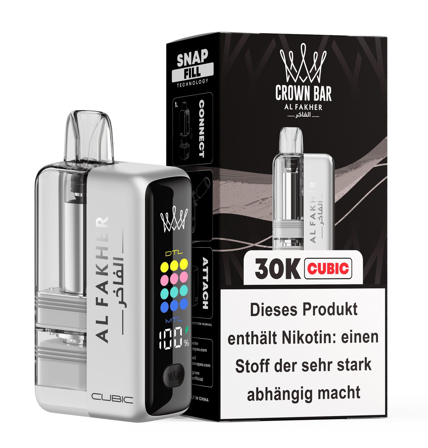 Al Fakher 30000 Cubic Disposable Vape | Bigger Puffs