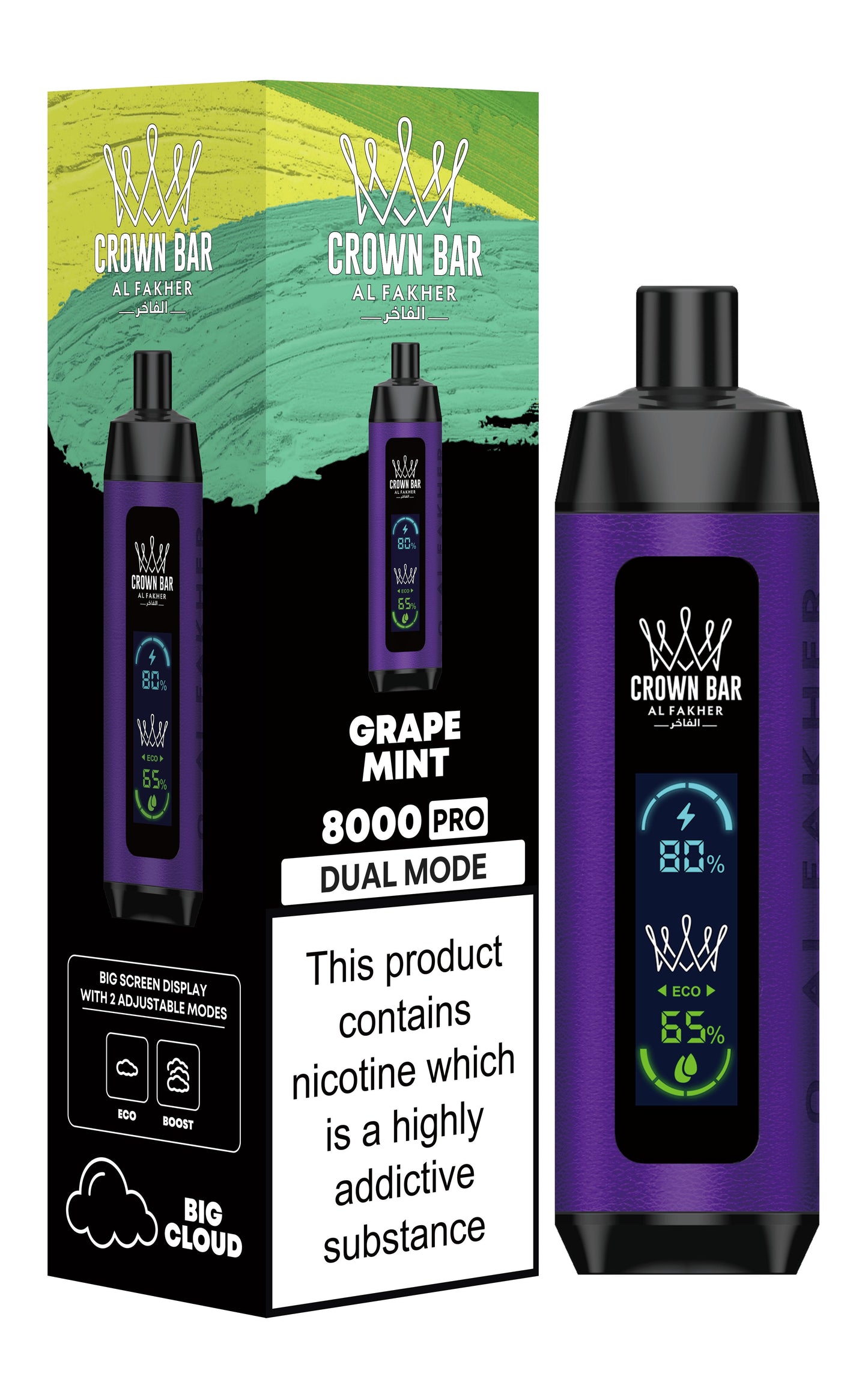 Al Fakher 8000 Pro Dual Mode - Al Fakher 8000 Puffs Pro Dual Mode