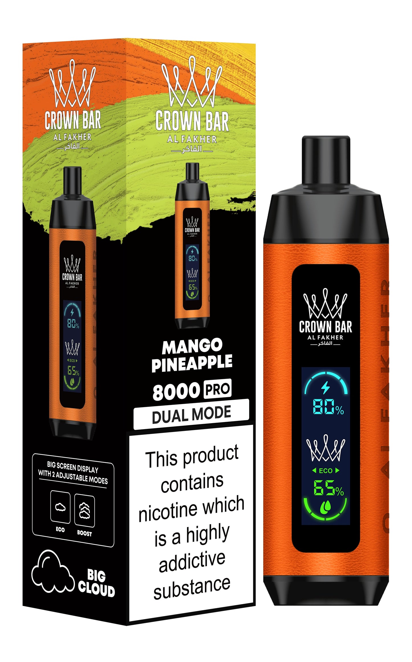 Al Fakher 8000 Pro Dual Mode - Al Fakher 8000 Puffs Pro Dual Mode