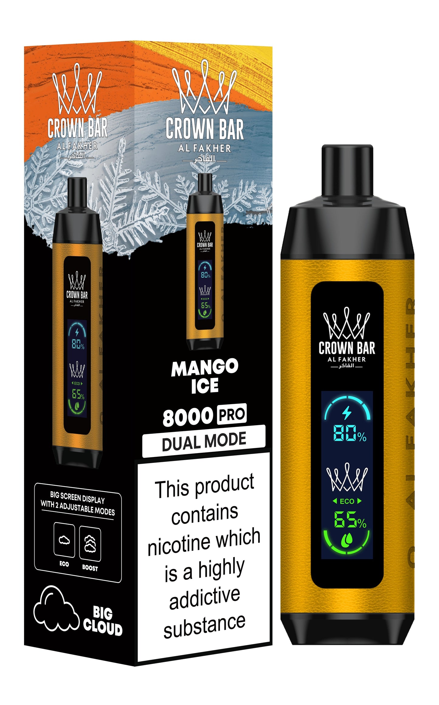 Al Fakher 8000 Pro Dual Mode - Al Fakher 8000 Puffs Pro Dual Mode