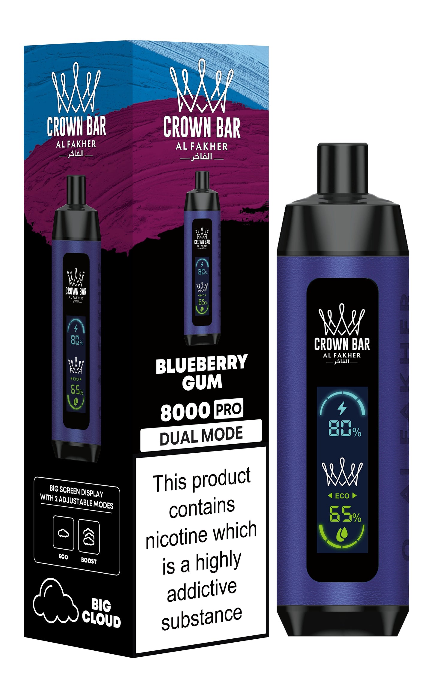 Al Fakher 8000 Pro Dual Mode - Al Fakher 8000 Puffs Pro Dual Mode