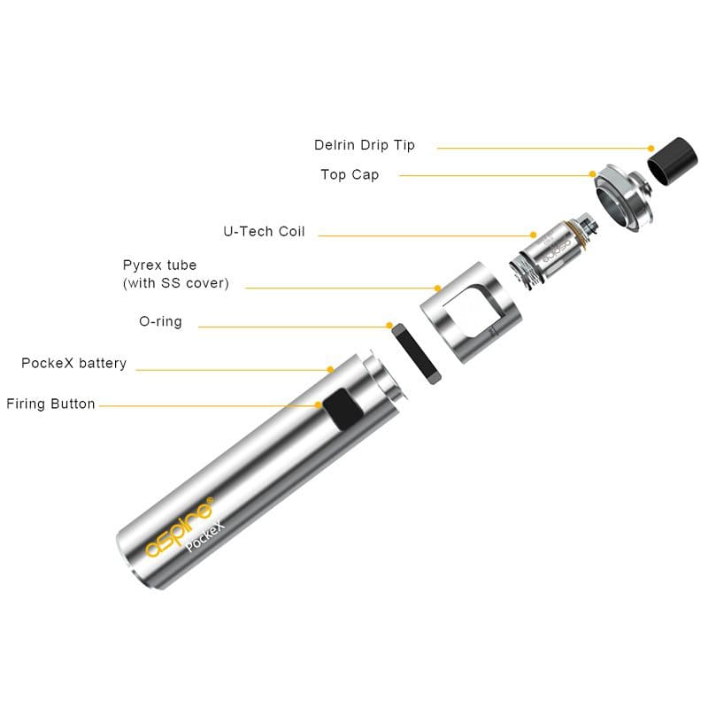 ASPIRE PockeX AIO - E-Cigarette 23W 1600mAh