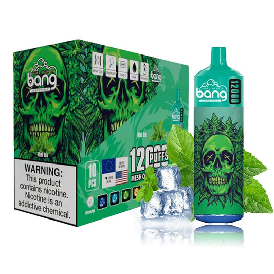 Vape 12k Bang Box 12000 Puffs disposable vapor popular in France Poland-650mAh Battery, 23ml E-liquid, Multiple Nicotine 20 Flavors