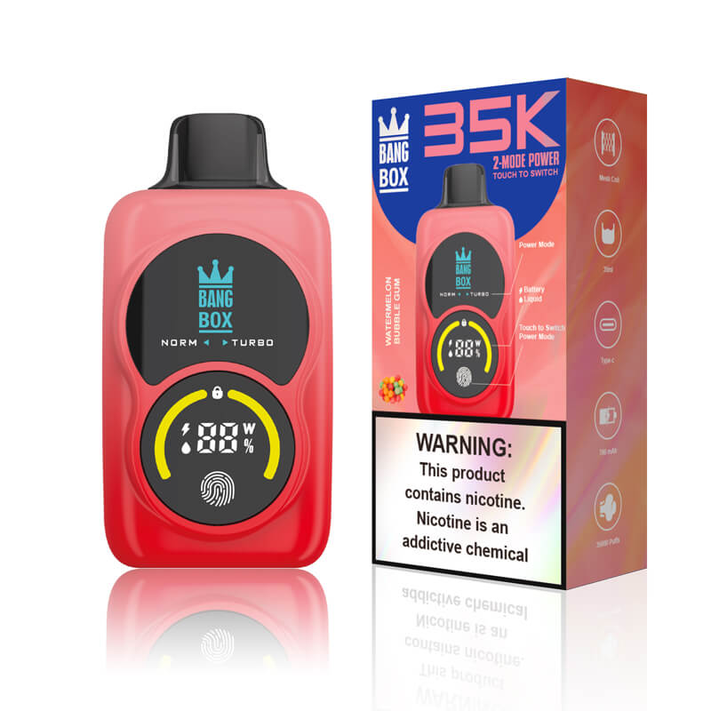 Bang Box2025 35000 Puffs Disposable Vape - 35ml E-Liquid, 700mAh Battery 12 Flavors.