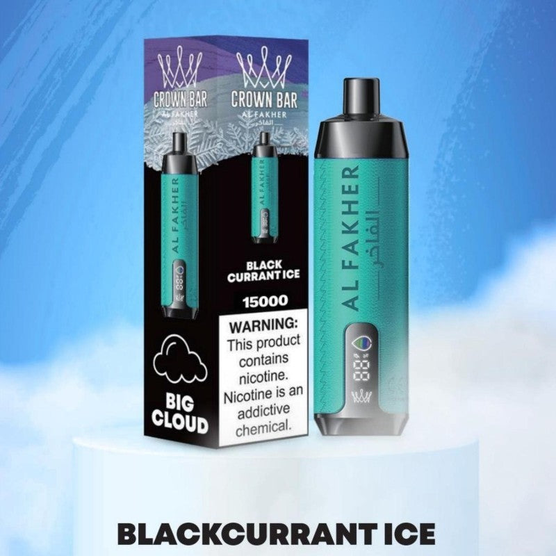 AL Fakher Crown Bar 15K Pro Disposable Vape 18ml 0.5%