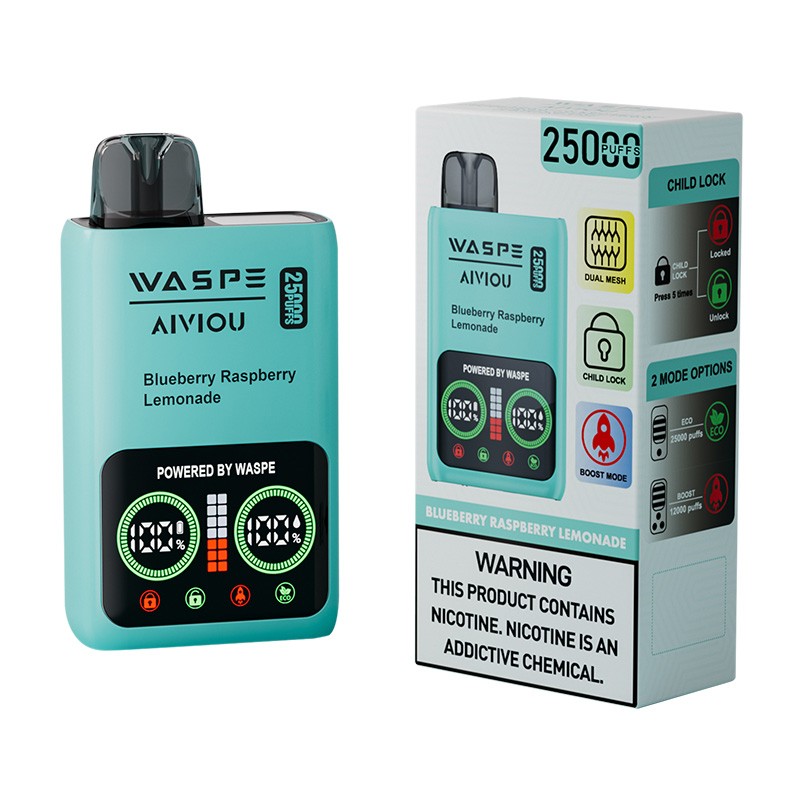 WASPE Aiviou 25000 Puffs Disposable Vape 650mah 25ml 10 Flavors