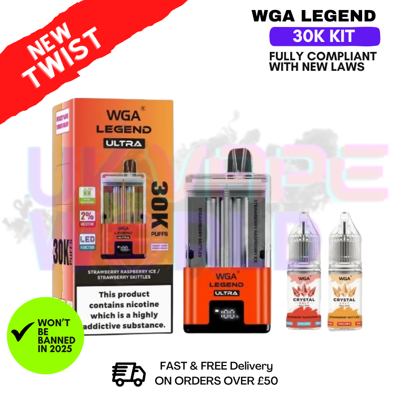 Blueberry Ice WGA Legend 30K Puff Kit
