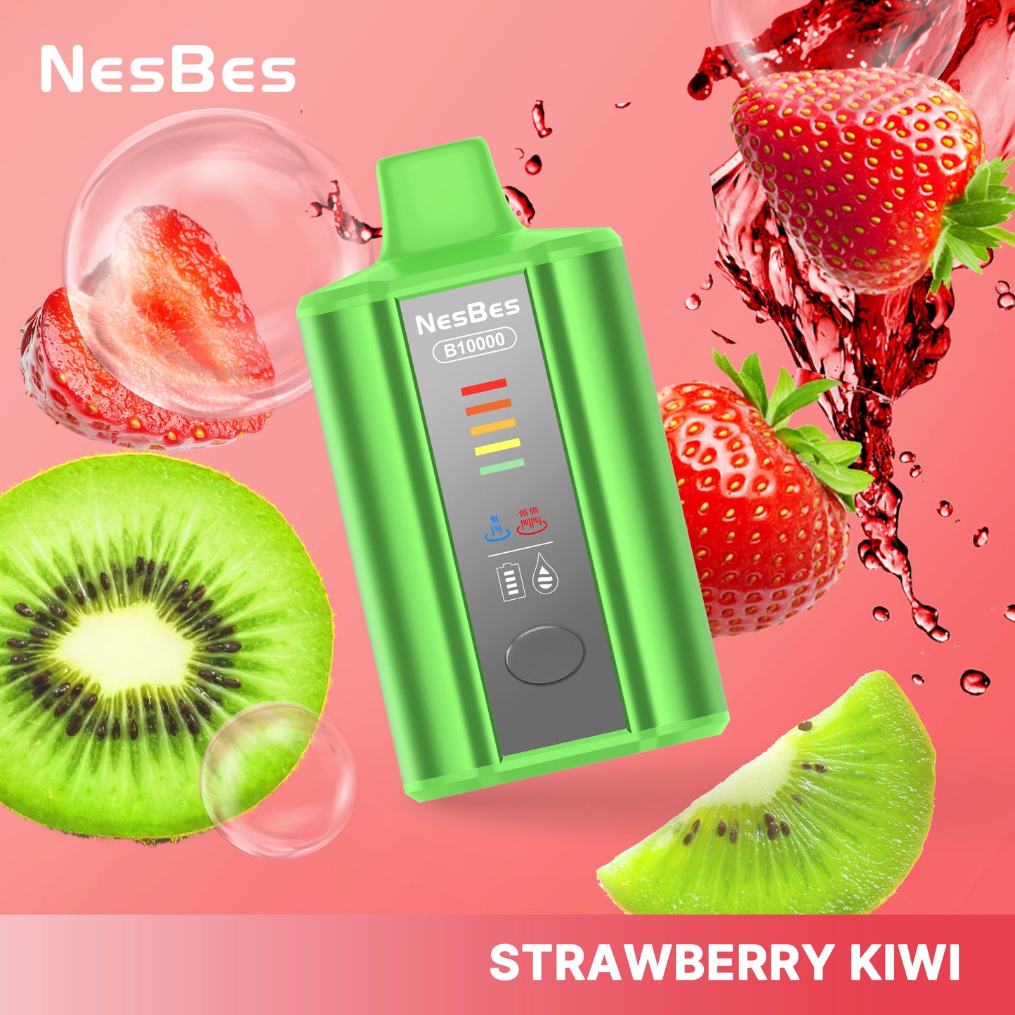 NESBES B10000 Puffs Disposable Vape Wholesale-700mAh battery, 17ml-E-liquid, Multiple Nicotine 8 Flavors