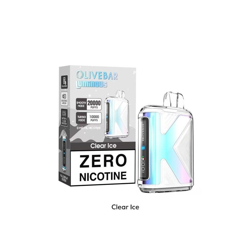 Olive Bar Luminous 20K Nicotine Free Disposable Vape 0%