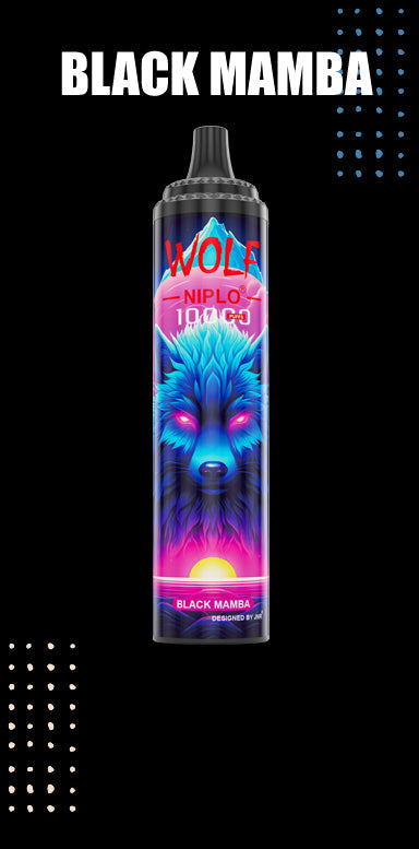JNR Wolf Niplo 5% Disposable 10000 (Box of 10) 19 Flavors