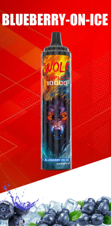 JNR Wolf Niplo 5% Disposable 10000 (Box of 10) 19 Flavors