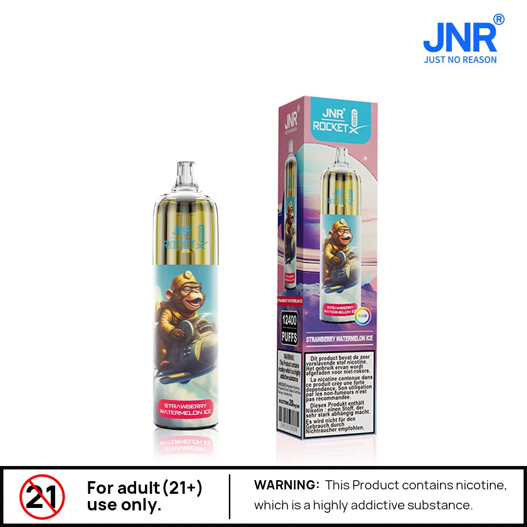 JNR Rocket X 12400 Puffs Disposable Vape (Box of 10) 21 Flavors