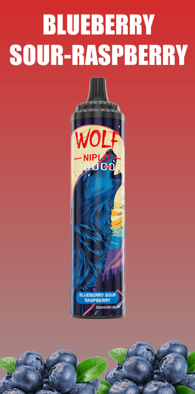 JNR Wolf Niplo 5% Disposable 10000 (Box of 10) 19 Flavors
