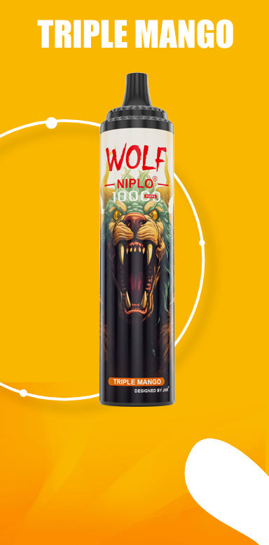 JNR Wolf 5% Disposable 10000 Puffs Available 19 Flavors