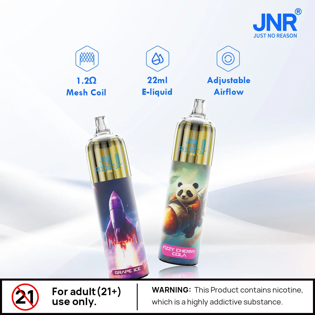 JNR Rocket X 12400 Puffs Disposable Vape (Box of 10) 21 Flavors