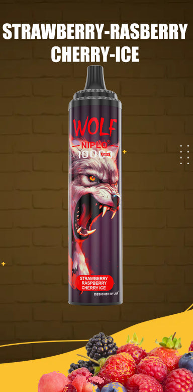 JNR Wolf 5% Disposable 10000 Puffs Available 19 Flavors