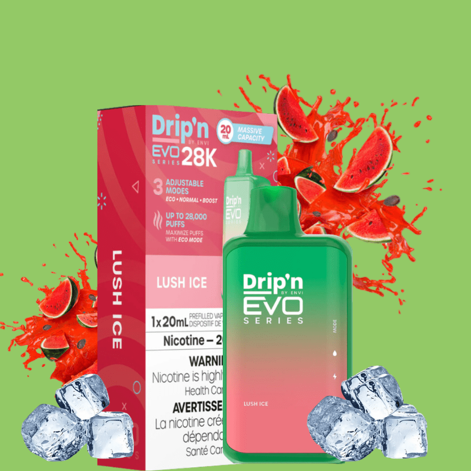 Drip'n Envi EVO 28k Disposable Vape-Lush Ice