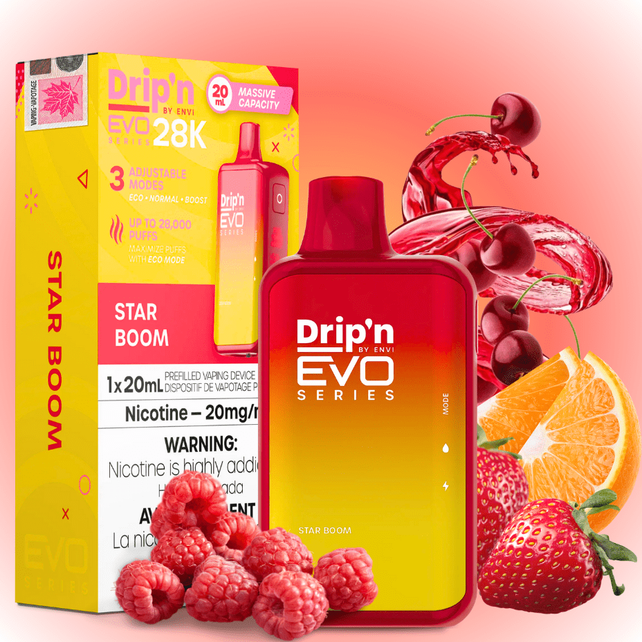 Drip'n Envi EVO 28k Disposable Vape-Star Boom