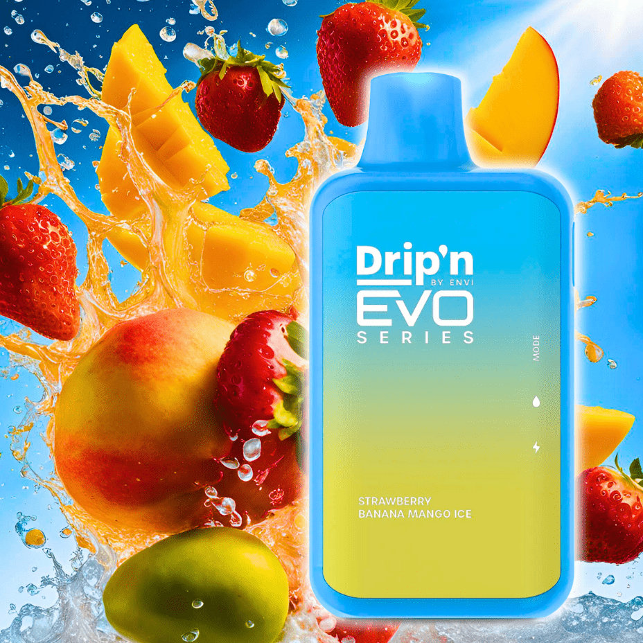 Drip'n Envi EVO 28k Disposable Vape-Strawberry Banana Mango