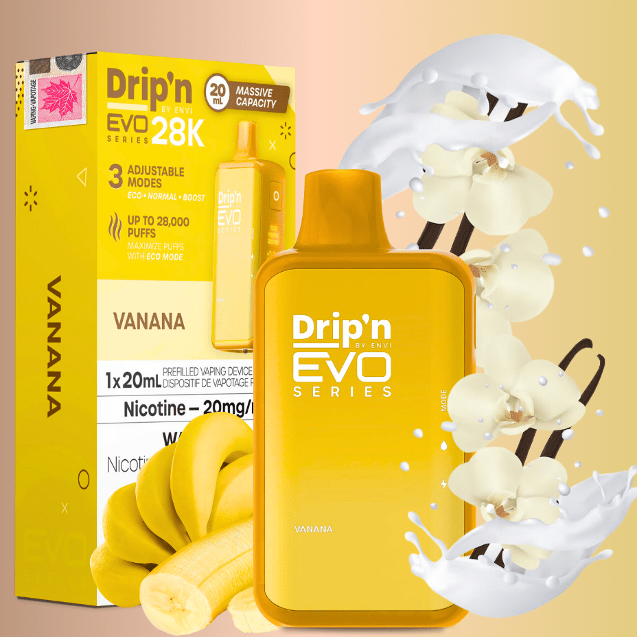 Drip'n Envi EVO 28k Disposable Vape-Vanana