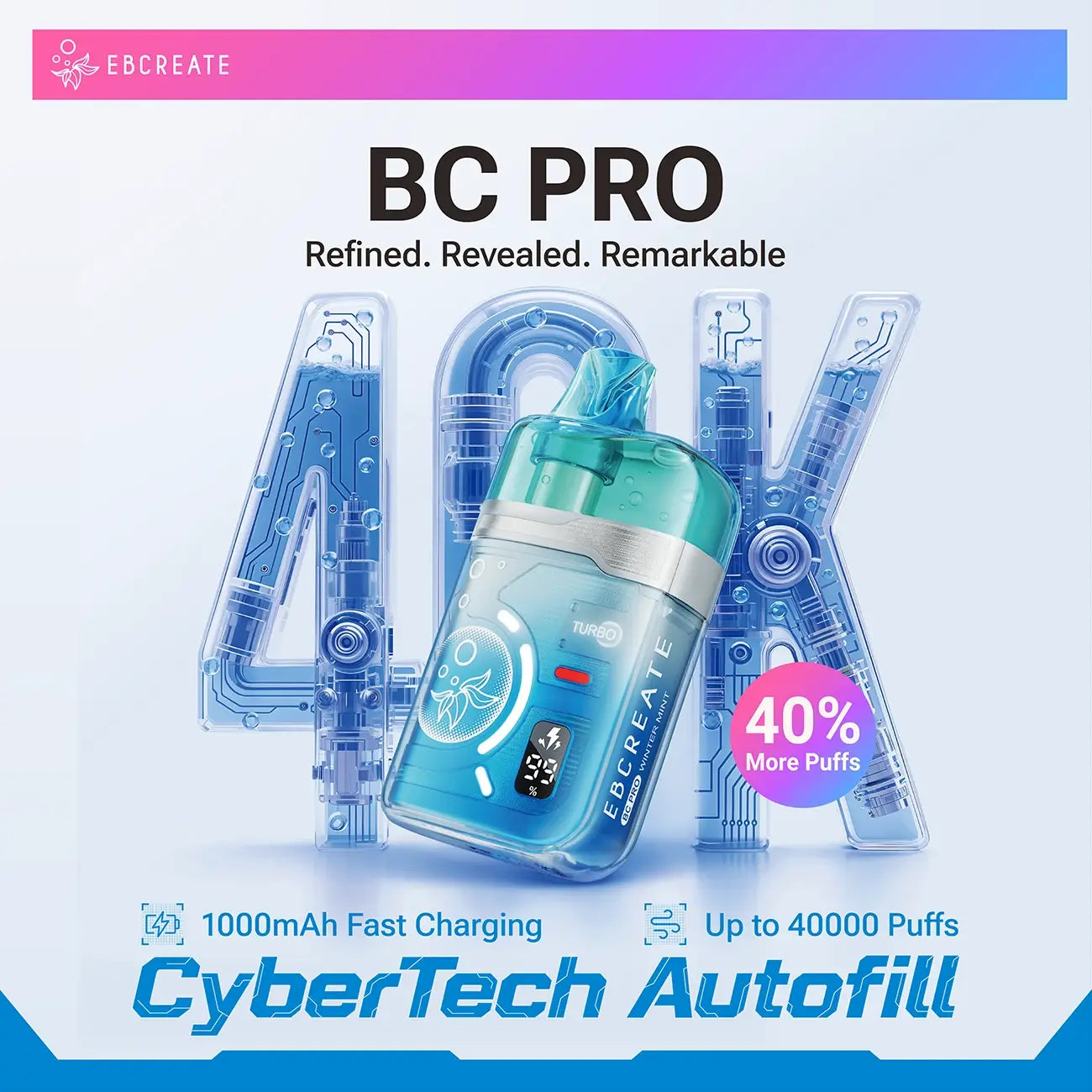 EBCREATE BC Pro 40K Disposable Vape