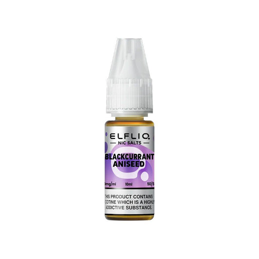 ELFBAR Elfliq Blackcurrant Aniseed - Sel de nicotine 10ml