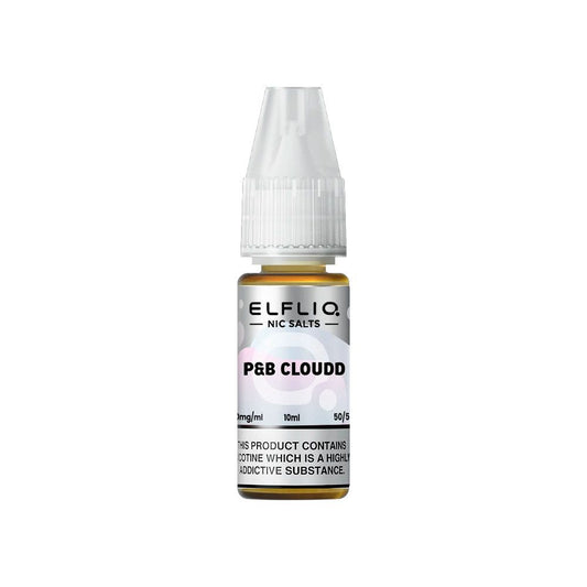 ELFBAR Elfliq P&B Cloudd (Cotton Candy Ice) - Sel de nicotine 10ml