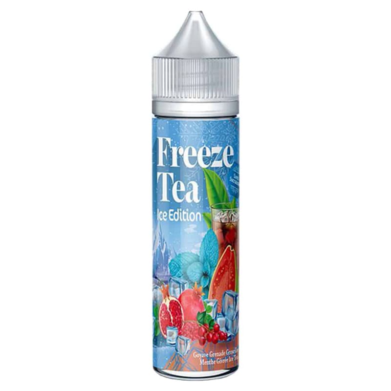 FREEZE TEA Goyave Grenade Groseille Menthe Givrée - E-liquide 50ml
