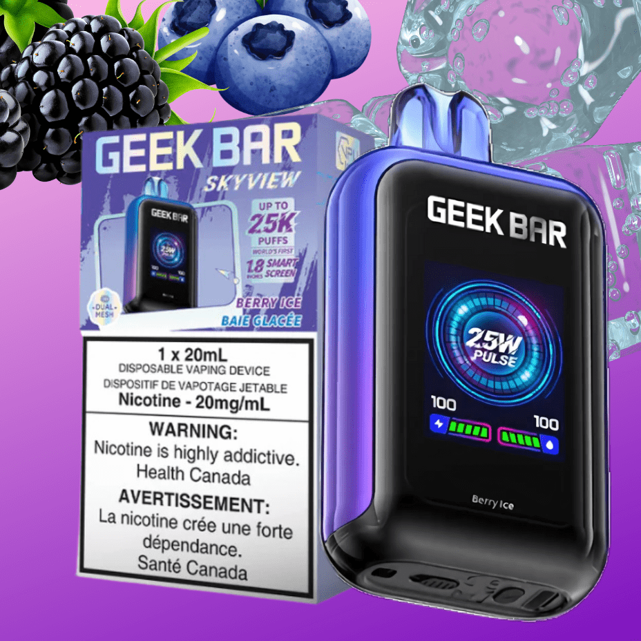 Geek Bar Skyview 25K Disposable Vape - Berry Ice