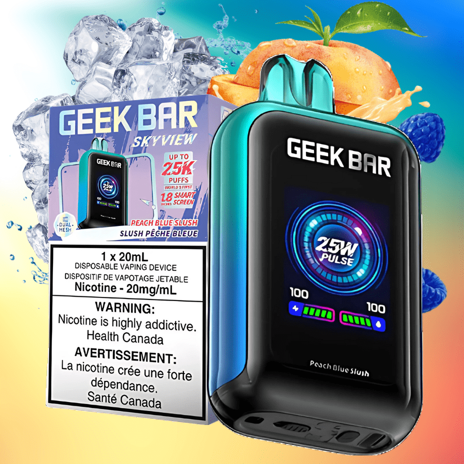 Geek Bar Skyview 25K Disposable Vape - Peach Blue Raspberry Slush