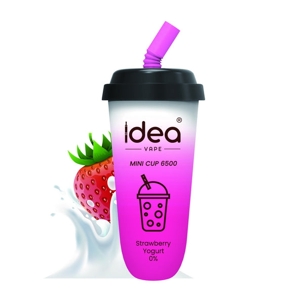 Idea Vape Mini Cup 6500 Puffs Top Brand Disposable Vape Bars Pens Wholesale,BOX OF 10 PCS Idea Vape Mini Cup 6.5K Kit Nicotine Free-Idea