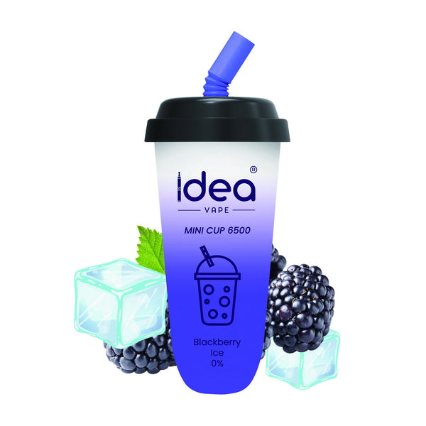 Idea Vape Mini Cup 6500 Puffs Top Brand Disposable Vape Bars Pens Wholesale,BOX OF 10 PCS Idea Vape Mini Cup 6.5K Kit Nicotine Free-Idea