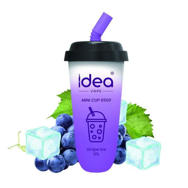 Idea Vape Mini Cup 6500 Puffs Top Brand Disposable Vape Bars Pens Wholesale,BOX OF 10 PCS Idea Vape Mini Cup 6.5K Kit Nicotine Free-Idea