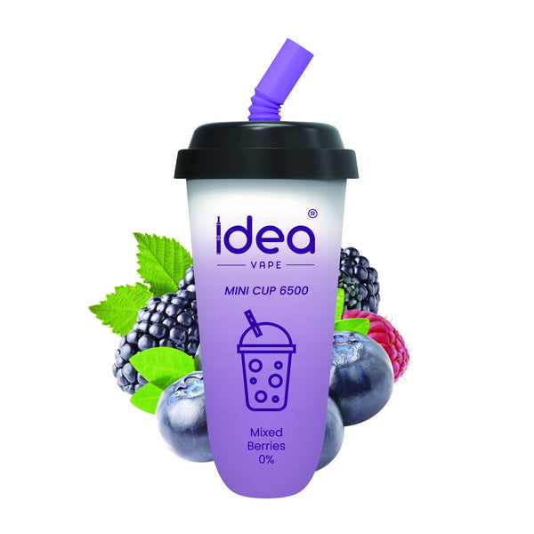 Idea Vape Mini Cup 6500 Puffs Top Brand Disposable Vape Bars Pens Wholesale,BOX OF 10 PCS Idea Vape Mini Cup 6.5K Kit Nicotine Free-Idea
