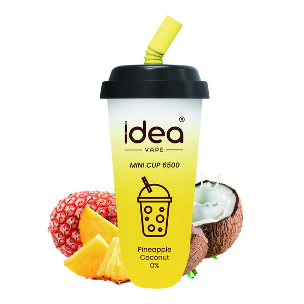Idea Vape Mini Cup 6500 Puffs Top Brand Disposable Vape Bars Pens Wholesale,BOX OF 10 PCS Idea Vape Mini Cup 6.5K Kit Nicotine Free-Idea