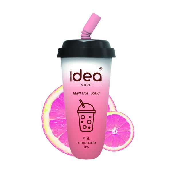 Idea Vape Mini Cup 6500 Puffs Top Brand Disposable Vape Bars Pens Wholesale,BOX OF 10 PCS Idea Vape Mini Cup 6.5K Kit Nicotine Free-Idea