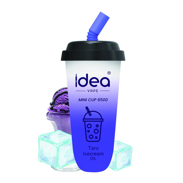 Idea Vape Mini Cup 6500 Puffs Top Brand Disposable Vape Bars Pens Wholesale,BOX OF 10 PCS Idea Vape Mini Cup 6.5K Kit Nicotine Free-Idea