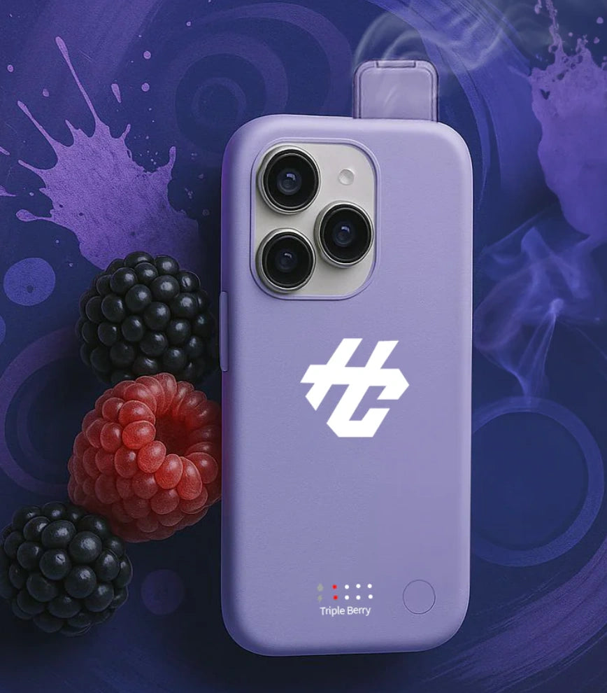 Saimeo Humo Case iPhone 16 30k (30000 Puffs) Vape | Big Puff Count, Pocket-Friendly Shape