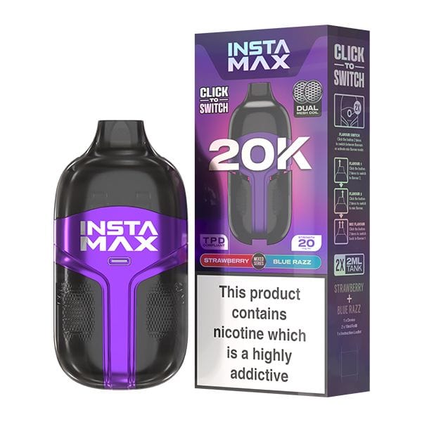Insta Max 20K Puff Disposable Vape dual-flavour , 20000 puffs 650 mAh