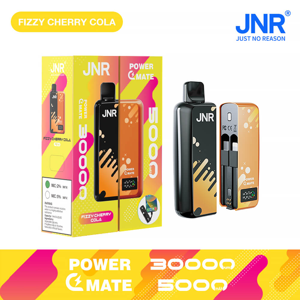 JNR PowerMate 30000 Puffs Disposable Vape In Sales-5500mAh Battery, 19ml E-liquid, Multiple Nicotine 10 Flavors