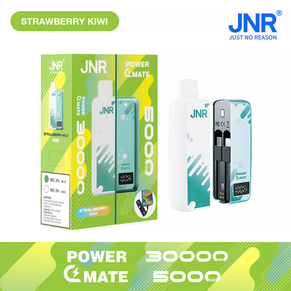 JNR PowerMate 30000 Puffs Disposable Vape In Sales-5500mAh Battery, 19ml E-liquid, Multiple Nicotine 10 Flavors