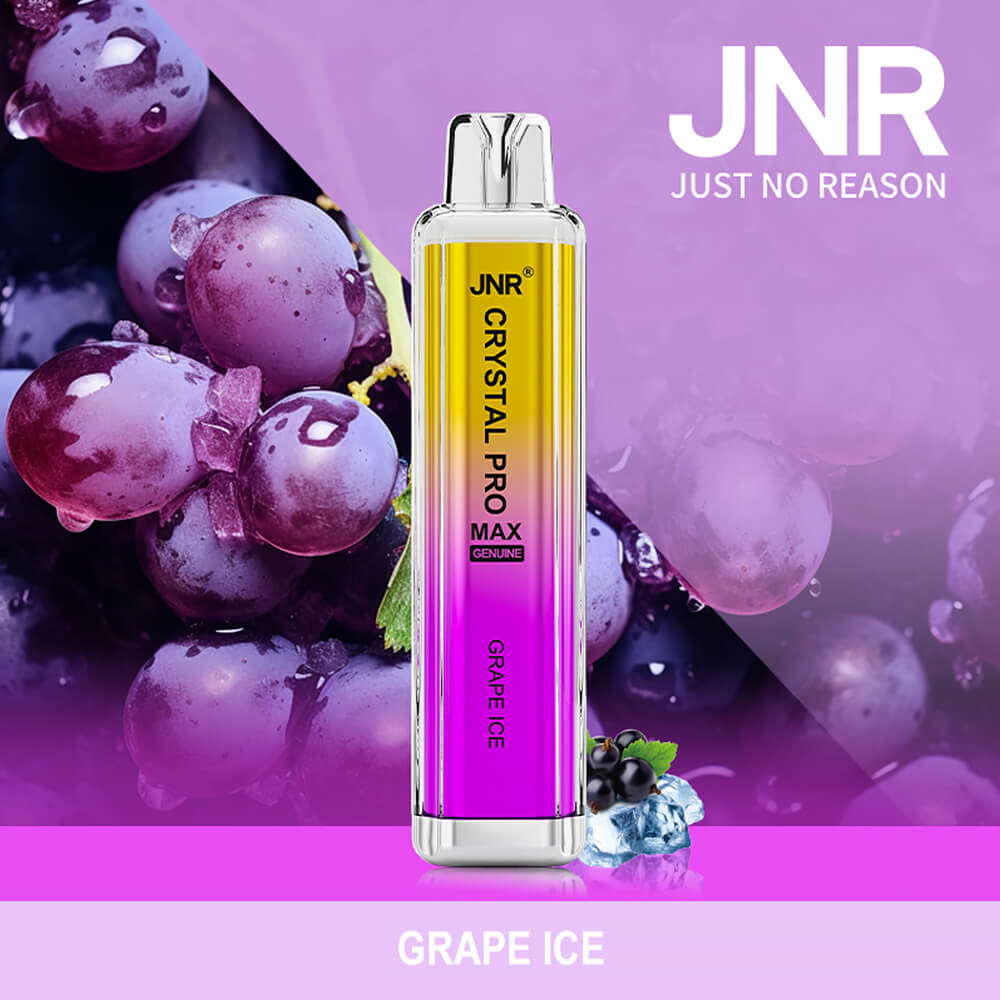 JNR CRYSTAL PRO MAX 5000 Puffs Disposable Vape(2% 5%Nicotine )20ML 20 Flavors In Sales