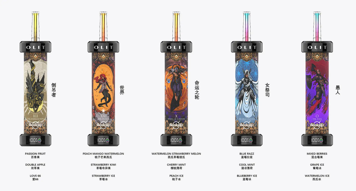 Arymi Hookalit 40000 Puffs Disposable Vape 40ml 1300mAh 20 Flavors.