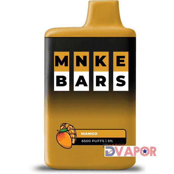 CLEARANCE (Non-Refundable) MNKE Bar 16ml 6500 Puff 5% Rechargeable Disposable Vape