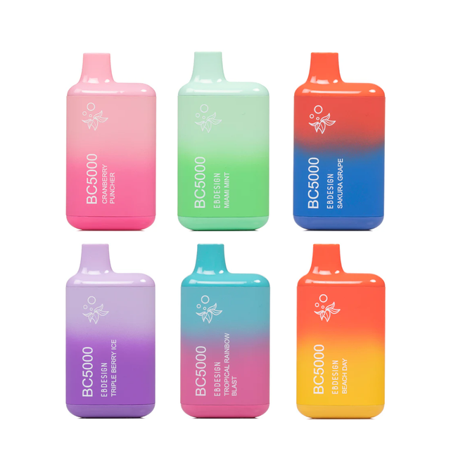 ELF BAR BC5000 EBDESIGN 9.5mL 650mAh 11 Flavors