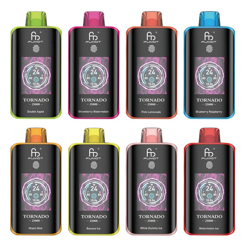 Fumot Tornado 25000 Puffs Disposable Vape 700 mAh 24 Flavors