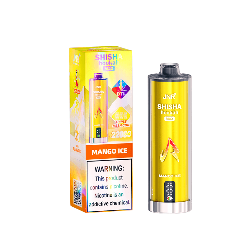 JNR Shisha Hookah Max 22000 PuffsDisposable Vape-1100mAh Battery, 29ml E-liquid, Multiple Nicotine 15 Flavors