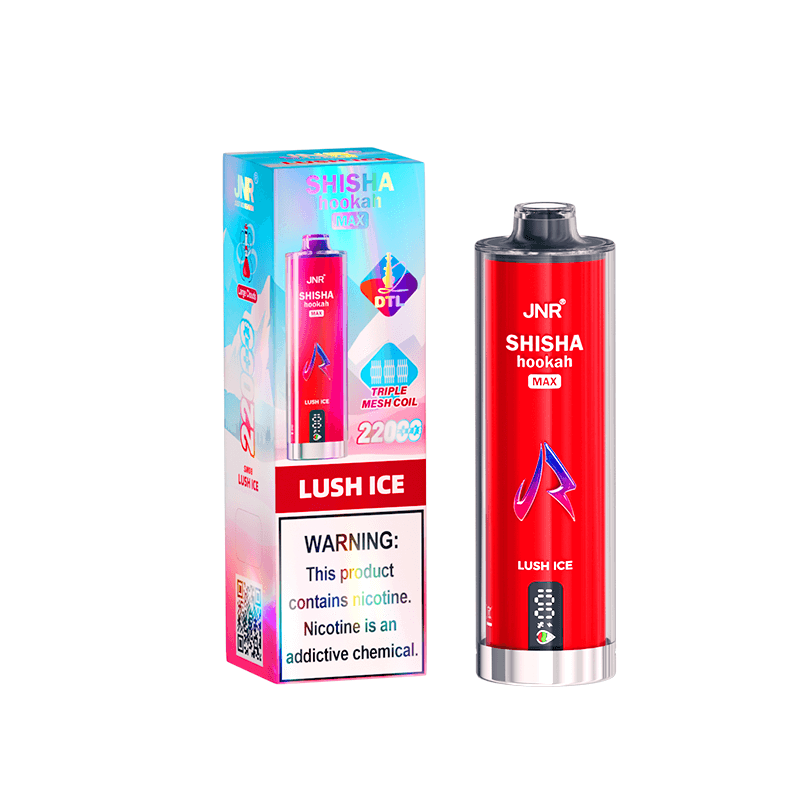 JNR Shisha Hookah Max 22000 PuffsDisposable Vape-1100mAh Battery, 29ml E-liquid, Multiple Nicotine 15 Flavors